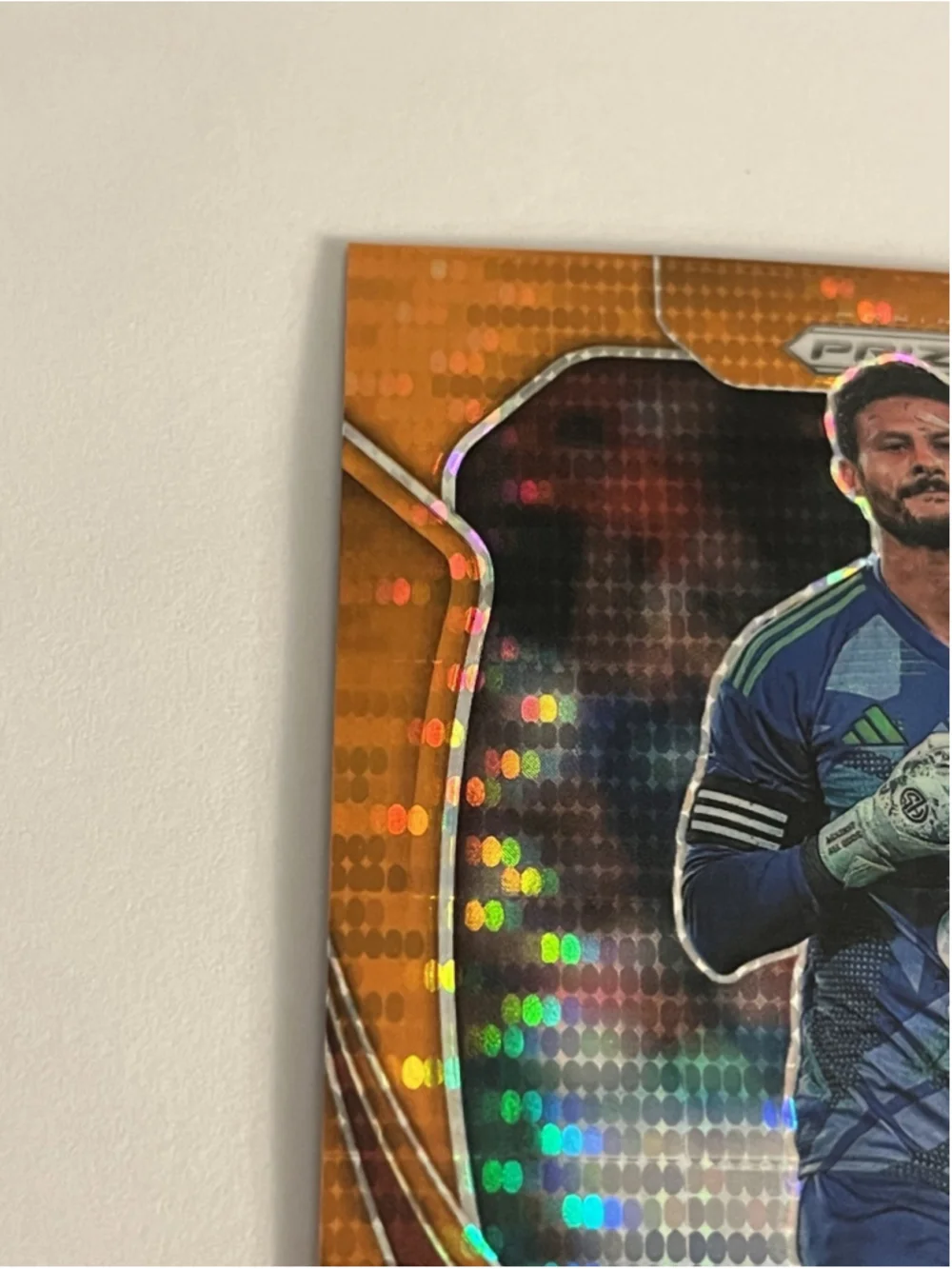 Mohamed El Shenawy 2025 Panini Prizm FIFA World Cup RC Orange Pulsar 132/149 - Picture 2 of 7